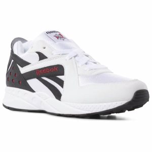 Reebok Pyro Turnschuhe Damen - Weiß/Schwarz/Rot - DE 835-AJE